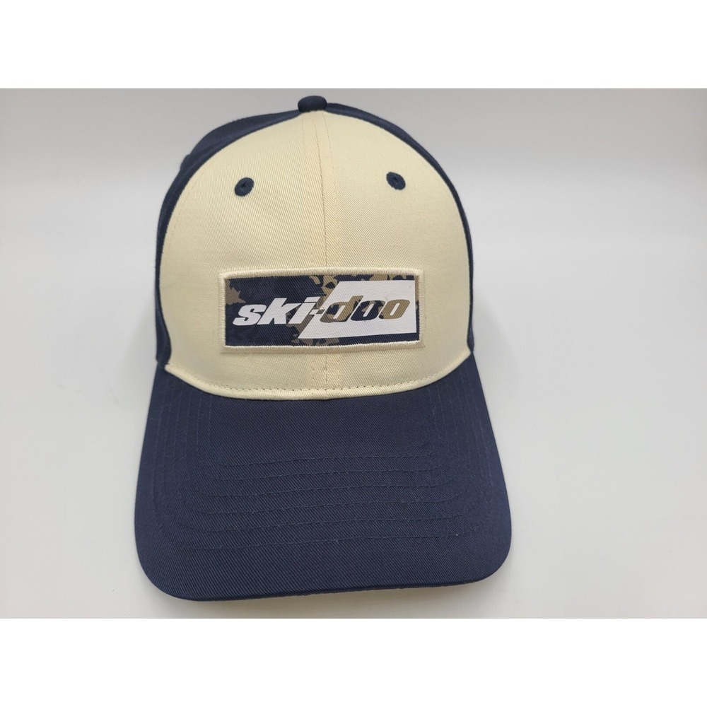 Ski-Doo Snowmobiles Flex Fitted (Seems S-M) Hat Cap Snow Men Women Yellow‎ Blue